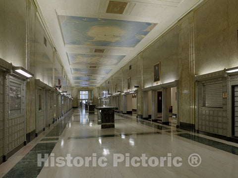 Photo - Lobby, James T. Foley U.S. Post Office and Courthouse, Albany, New York- Fine Art Photo Reporduction