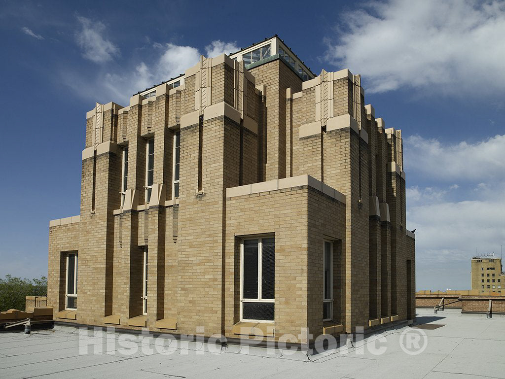 Ogden, UT Photo - Exterior roof Tower Detail, Forest Service Building, Ogden, Utah