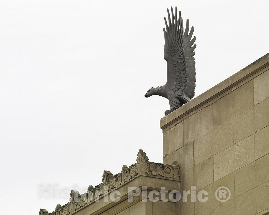 Hartford, CT Photo - Exterior Eagle Art, William R. Cotter Federal Building, Hartford, CT