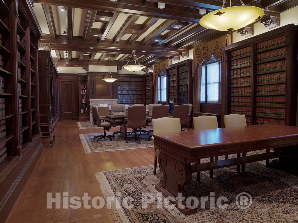 Photo - Library, Federal Building and U.S. Courthouse, Providence, Rhode Island- Fine Art Photo Reporduction