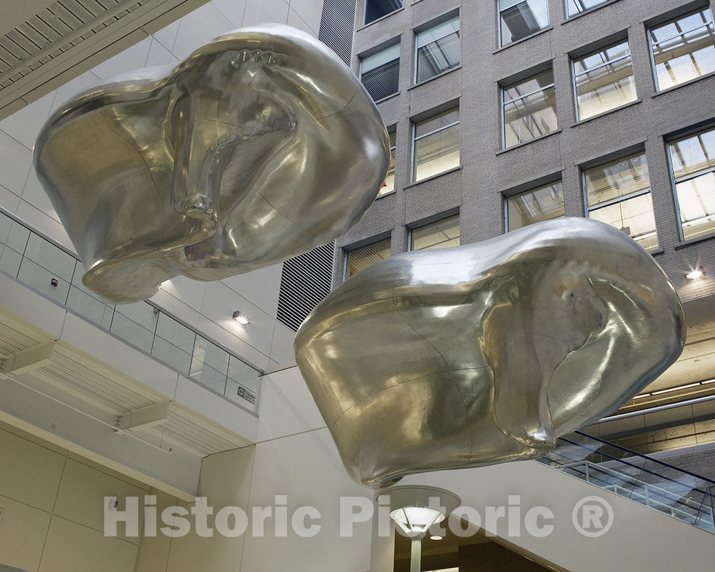 Chicago, IL Photo - Sculpture La Tormenta (The Storm) Interior Atrium of U.S. Citizenship and Immigration Services, DHS, Chicago, Illinois