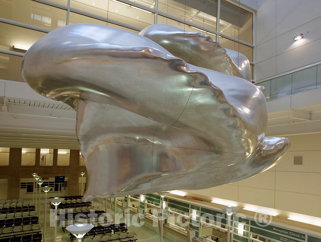 Photo - Sculpture La Tormenta (The Storm) Interior Atrium of U.S. Citizenship and Immigration Services, DHS, Chicago, Illinois- Fine Art Photo Reporduction