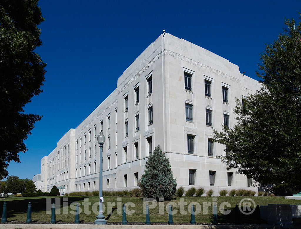 Photo - Exterior View. Library of Congress John Adams Building, Washington, D.C.- Fine Art Photo Reporduction