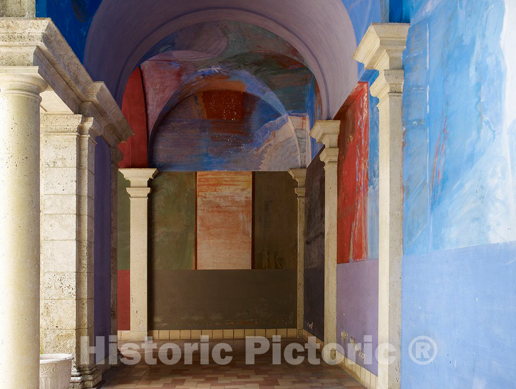 Photo - Courtyard Art, David W. Dyer Federal Building and U.S. Courthouse, Miami, Florida- Fine Art Photo Reporduction