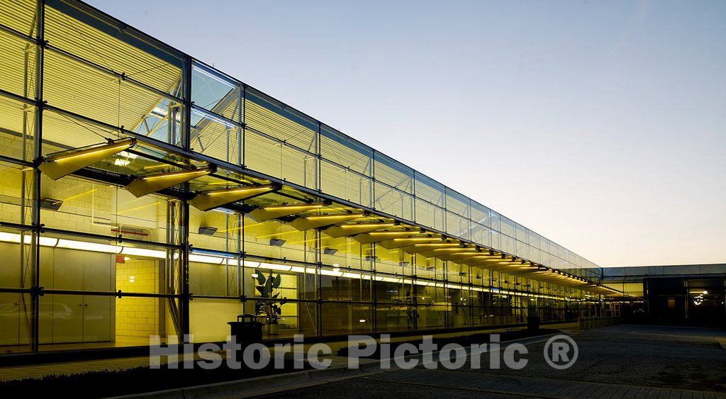 Photo - Architectural Art Cenozoic Codex at Three Locations on Building Exterior of The Census Computer Facility, Bowie, Maryland- Fine Art Photo Reporduction