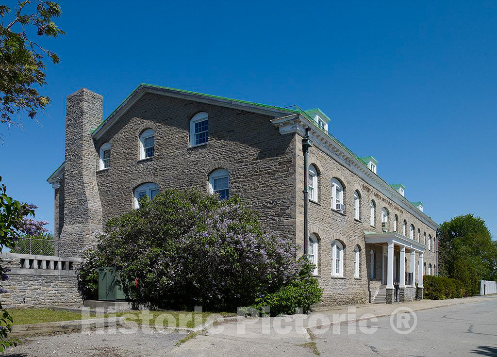 Photo - Side Exterior, Robert C. McEwen U.S. Custom House, Ogdensburg, New York- Fine Art Photo Reporduction