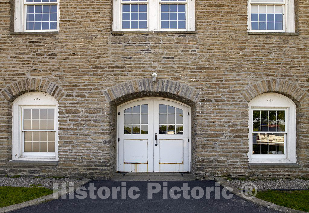 Photo - Rear Exterior, Robert C. McEwen U.S. Custom House, Ogdensburg, New York- Fine Art Photo Reporduction