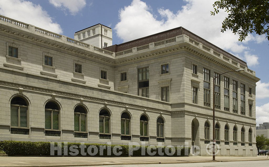 Houston, TX Photo - Side View, U.S. Custom House, Houston, Texas