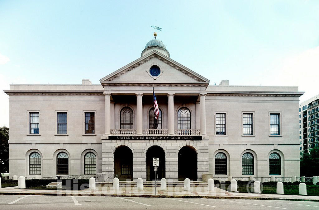 Photo - Exterior, U.S. Courthouse, Tallahassee, Florida- Fine Art Photo Reporduction