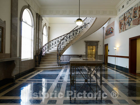 Photo - Full Lobby, U.S. Courthouse, Tallahassee, Florida- Fine Art Photo Reporduction