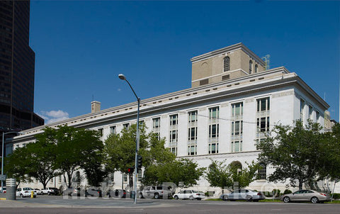 Photo - Side Facade, Federal Building and U.S. Custom House, Denver, Colorado- Fine Art Photo Reporduction