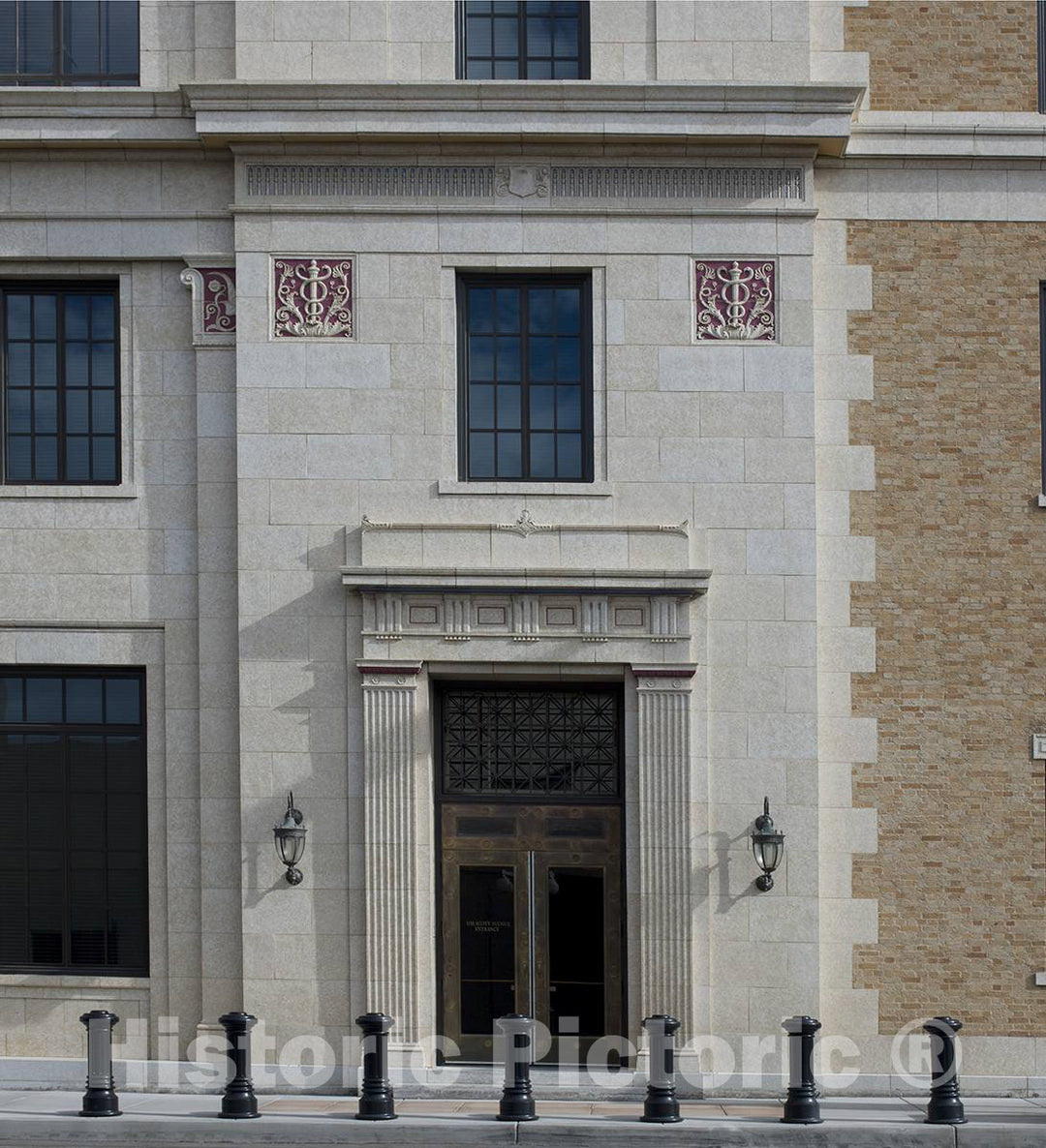 Photo - Main doorway, James A. Walsh U.S. Courthouse, Tucson, Arizona- Fine Art Photo Reporduction