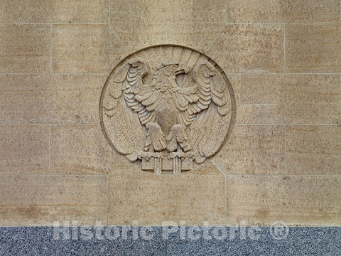 Davenport, IA Photo - Exterior Detail, United States Courthouse, Davenport, Iowa