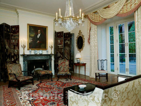 Photo - Double Drawing Room, Blair House, Located Across from The White House, Washington, D.C.- Fine Art Photo Reporduction