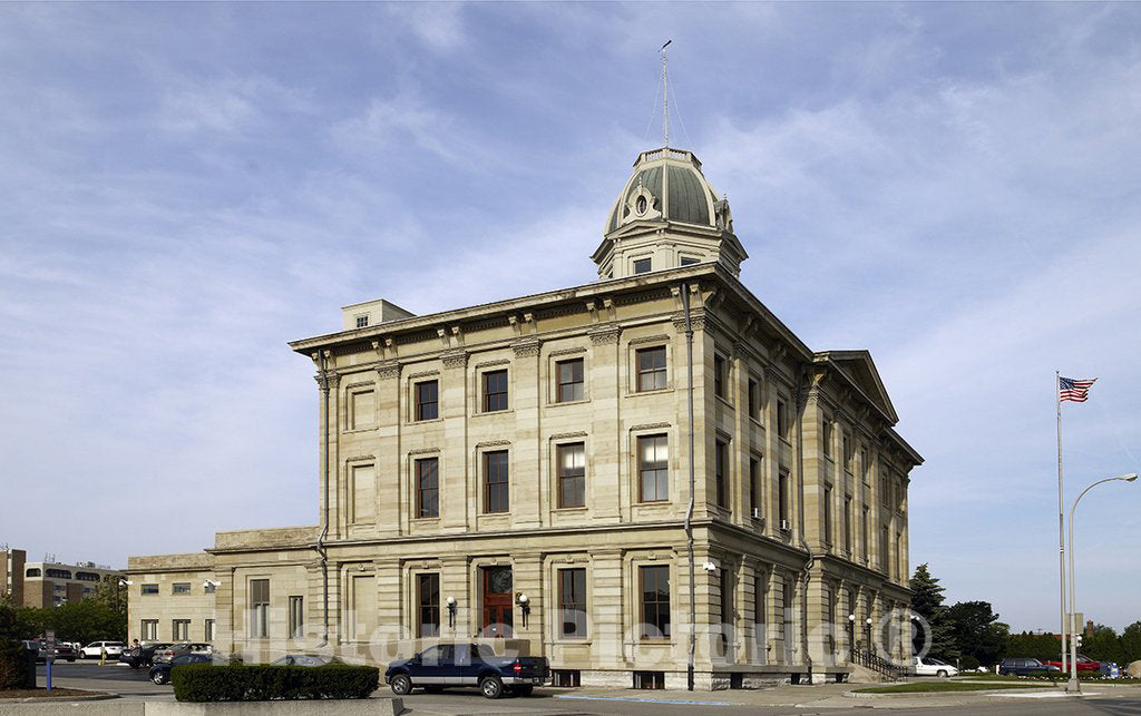 Port Huron, MI Photo - Side exterior, Federal Building and U.S. Courthouse, Port Huron, Michigan