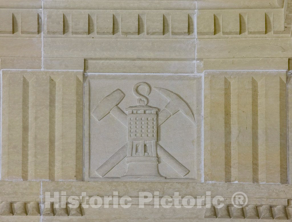 Photo- Interior Detail, United States Commerce Building, Washington, D.C. 1 Fine Art Photo Reproduction