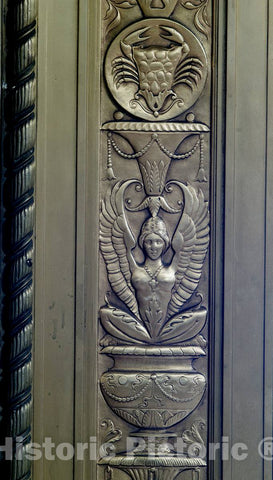Photo - Interior Door Detail, United States Commerce Building, Washington, D.C.- Fine Art Photo Reporduction