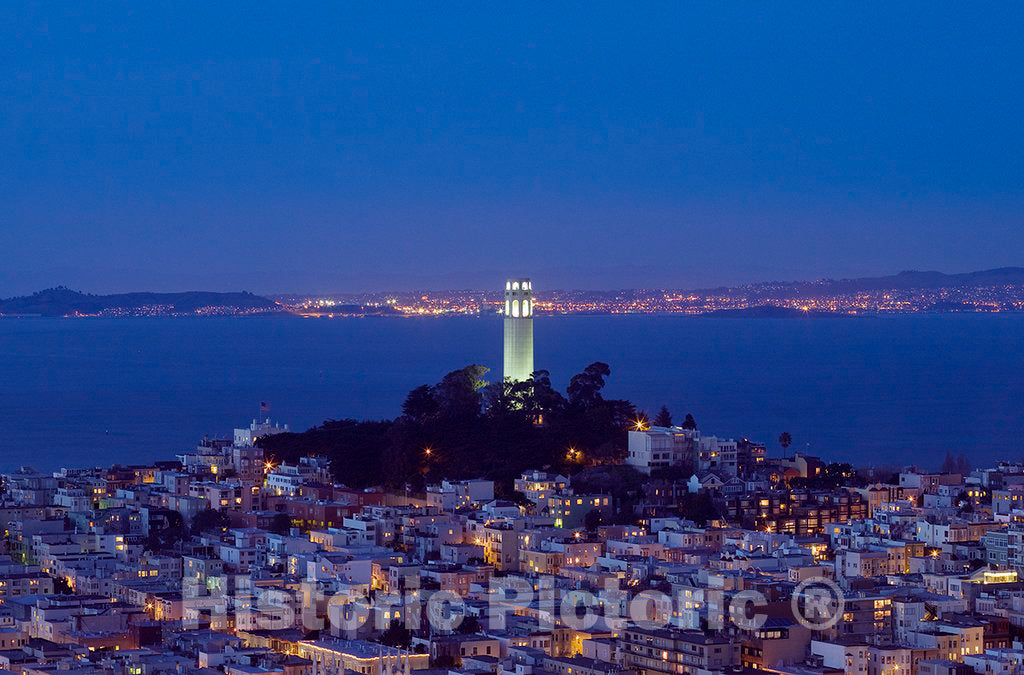 Photo- Coit Tower, San Francisco, California 1 Fine Art Photo Reproduction