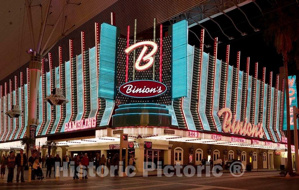 Photo - Old Motels and Historic Neon Art, Las Vegas, Nevada- Fine Art Photo Reporduction