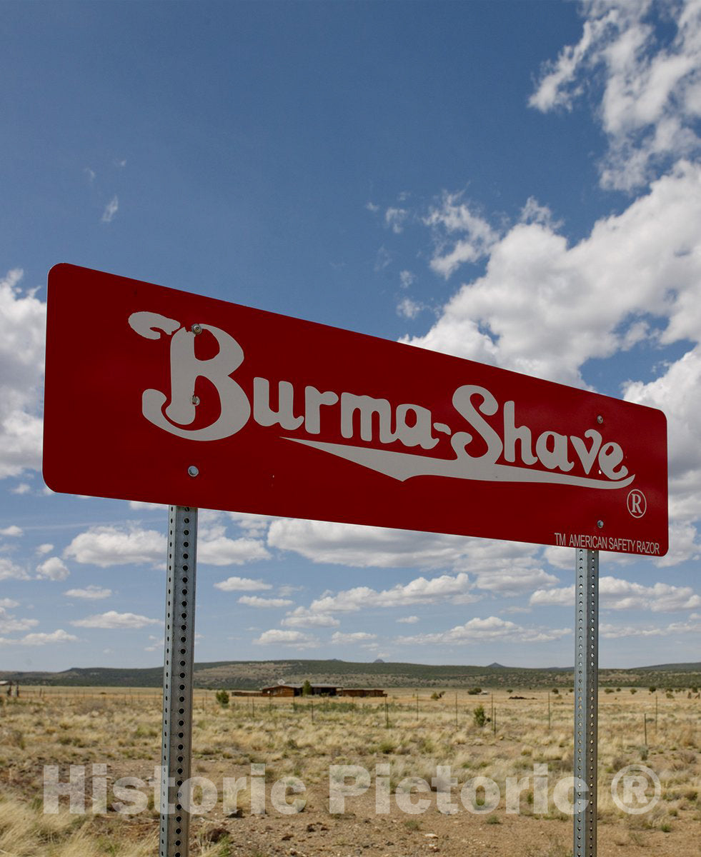 Route 66, Arizona Photo - Burma Shave Sign