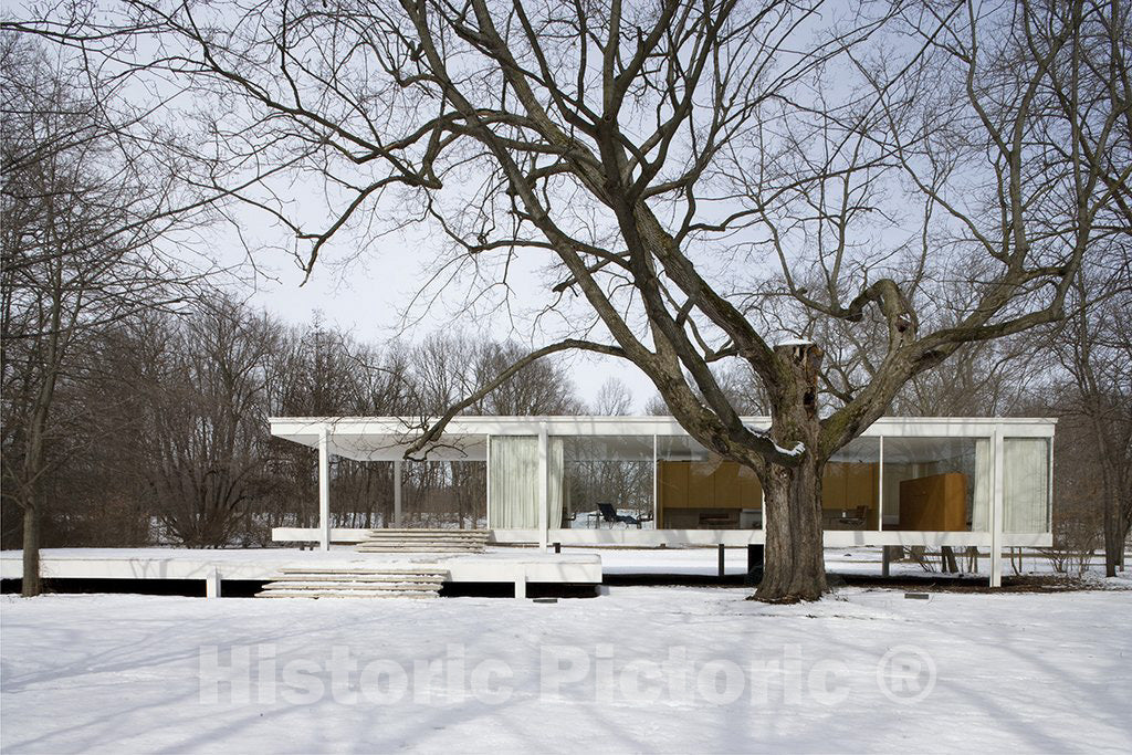 Plano, IL Photo - Farnsworth House, Plano, Illinois