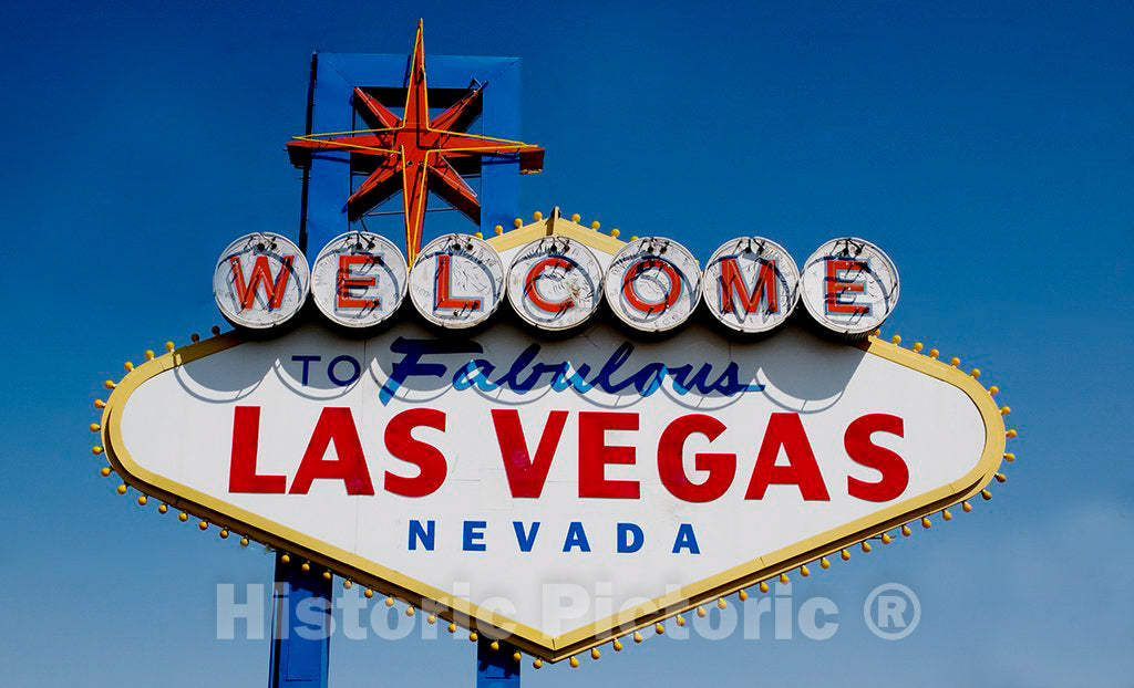 Photo - Sign in Daytime, Las Vegas, Nevada- Fine Art Photo Reporduction