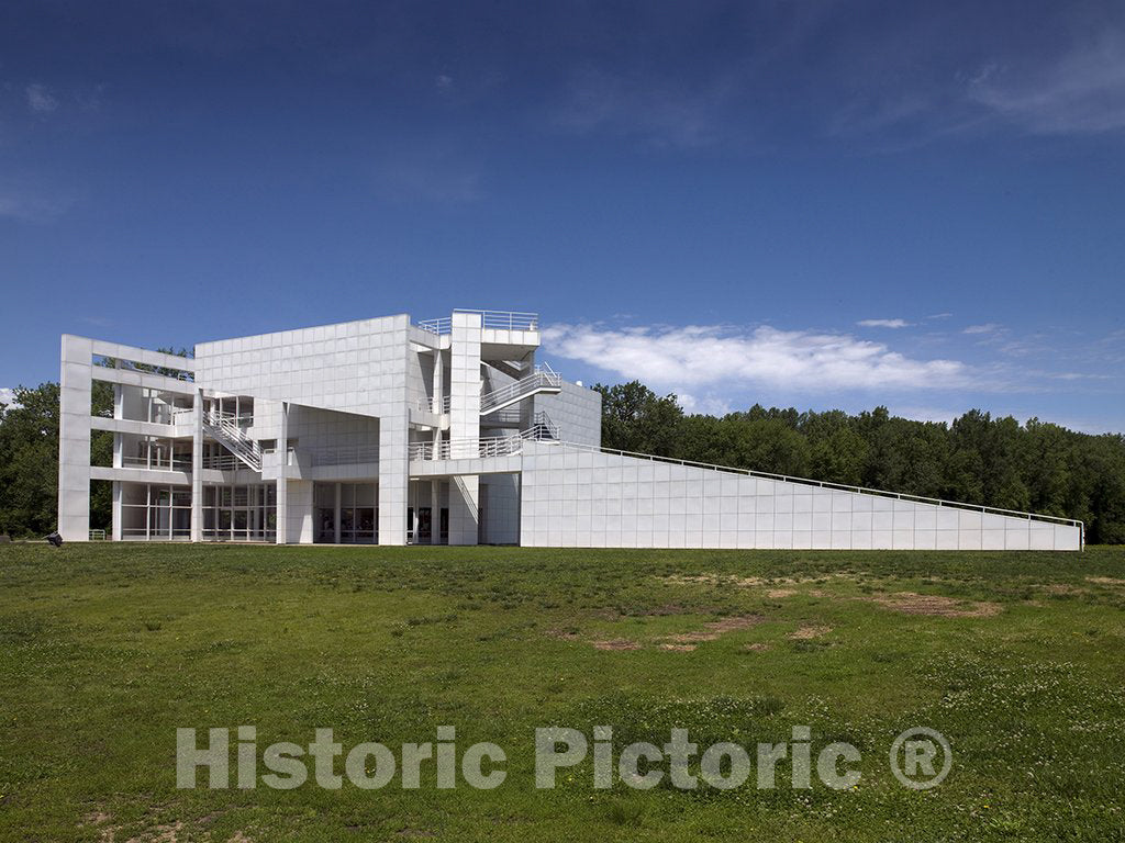 New Harmony, in Photo - Atheneum, New Harmony, Indiana