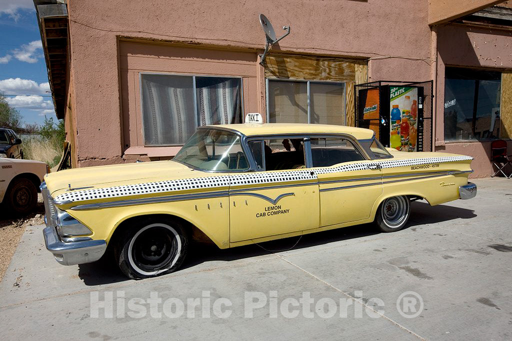 Photo - Old Taxicab, Seligman, Arizona- Fine Art Photo Reporduction