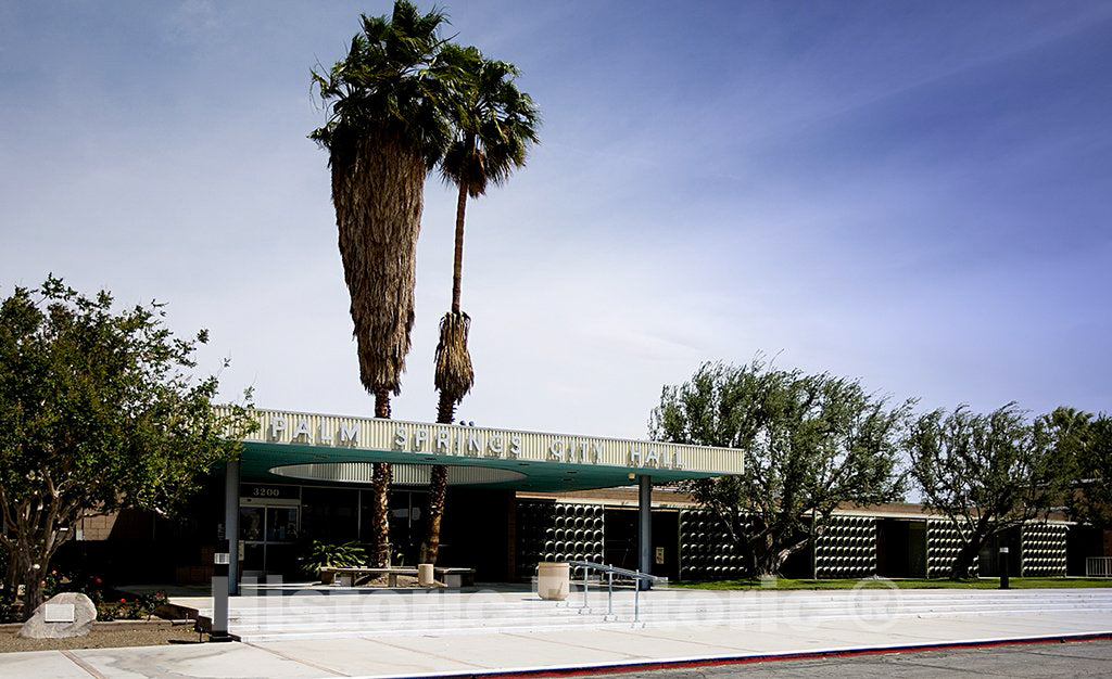 Photo- City Hall, Palm Springs, California 2 Fine Art Photo Reproduction