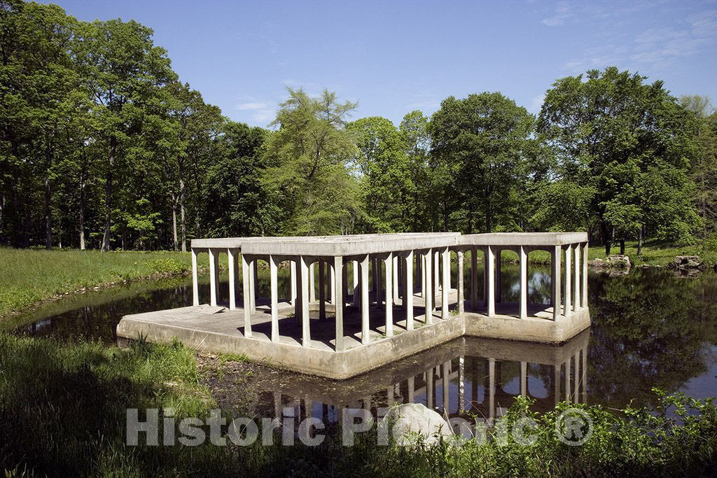 New Canaan, CT Photo - Philip Johnson's Pavillion, New Canaan, Connecticut