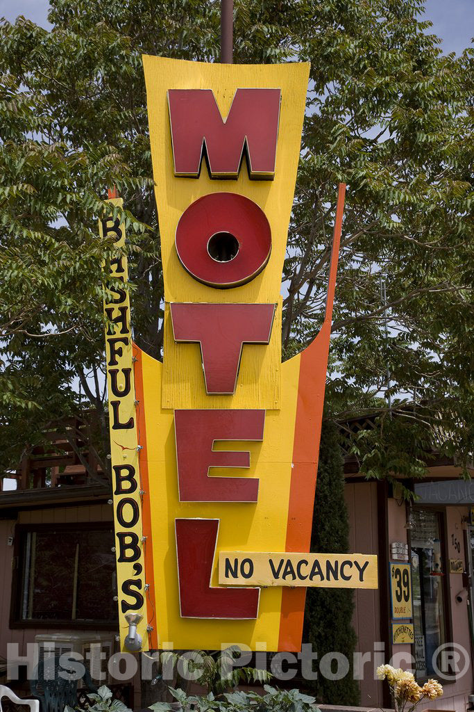 Page, AZ Photo - Motel Sign, Page, Arizona