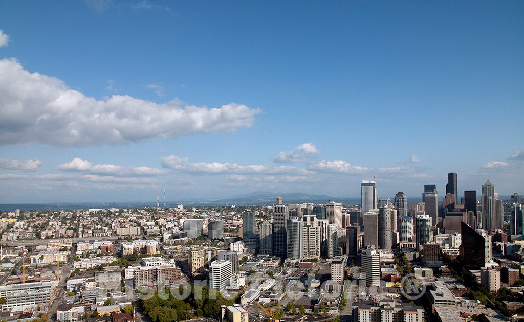 Photo - Seattle, Washington, view taken from the Space Needle- Fine Art Photo Reporduction