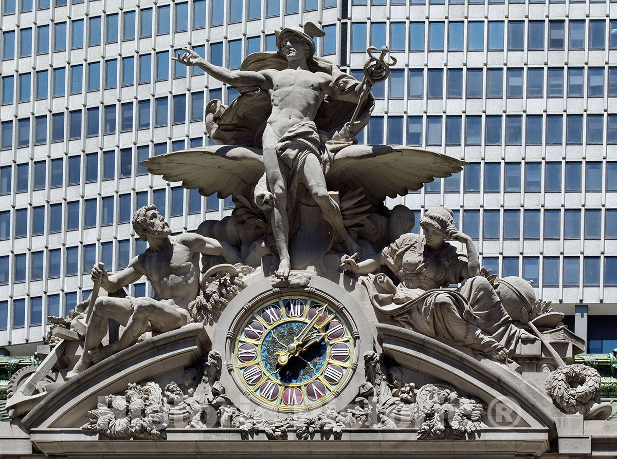 New York, NY Photo - Architectural details, Grand Central Station-