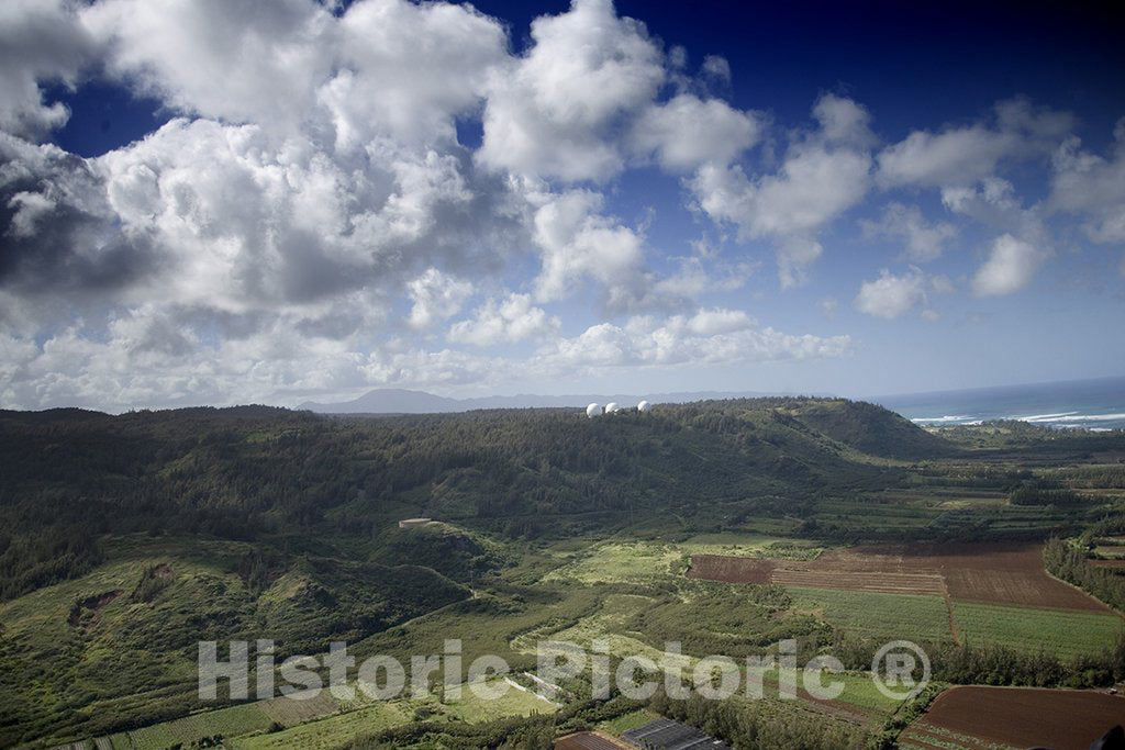 Hawaii Photo - Aerial View of Pineapple Farms, Hawaii