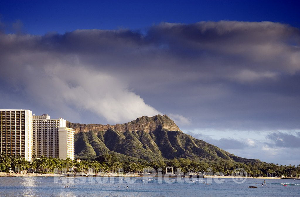 Honolulu, HI Photo - Diamond Head, Honolulu, Hawaii