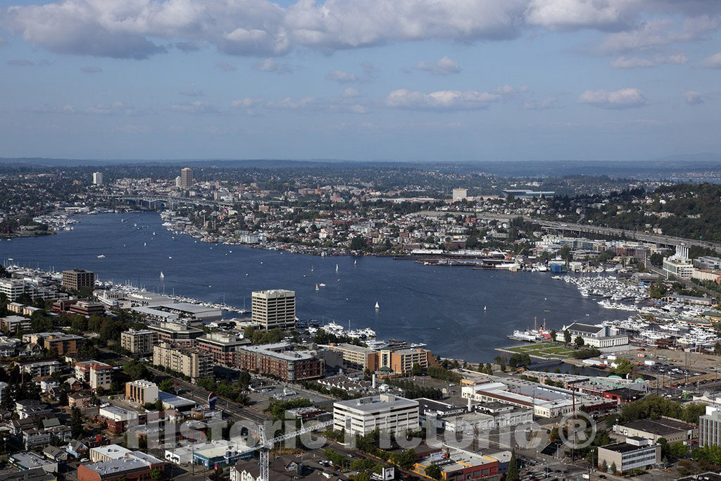 Seattle, WA Photo - View of Lake Union, Seattle, WA