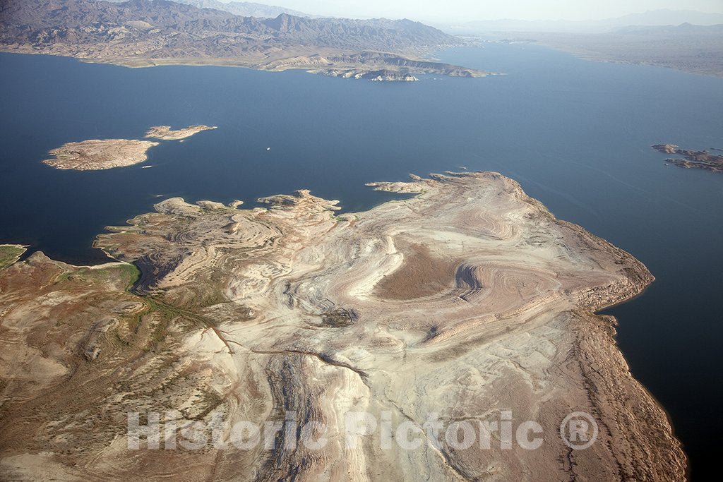 Lake Mead, AZ Photo - Aerial View, Lake Mead Near Las Vegas, Nevada and The Grand Canyon