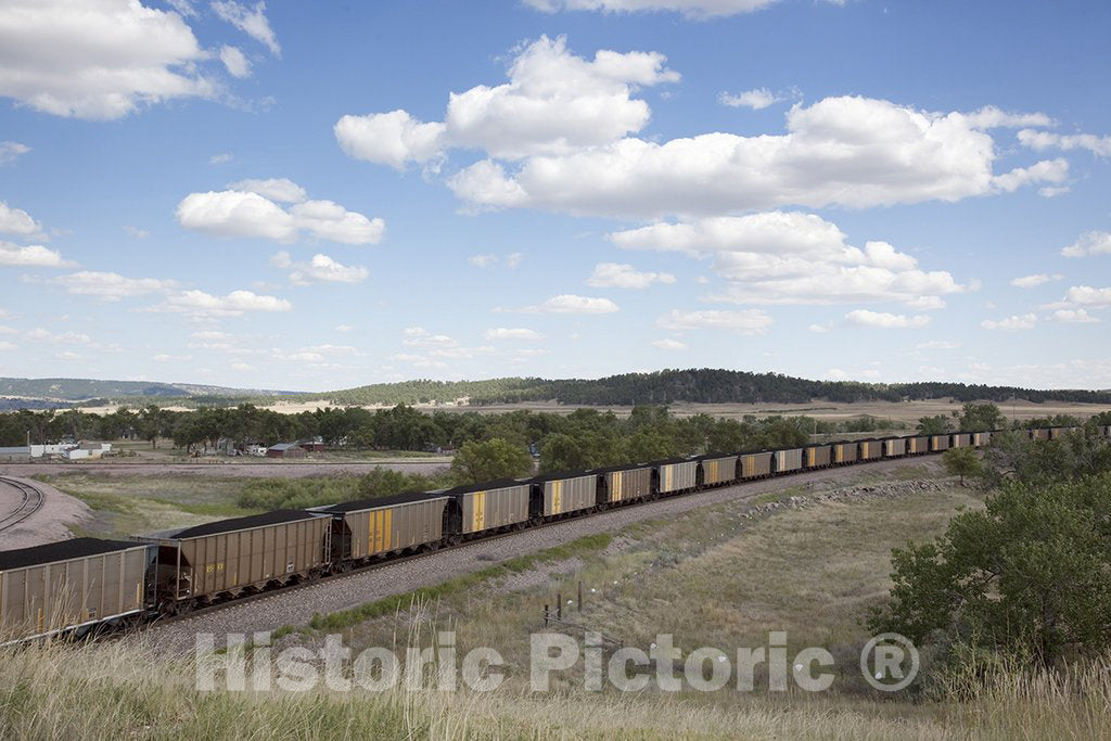 South Dakota Photo - Long Coal Train, South Dakota