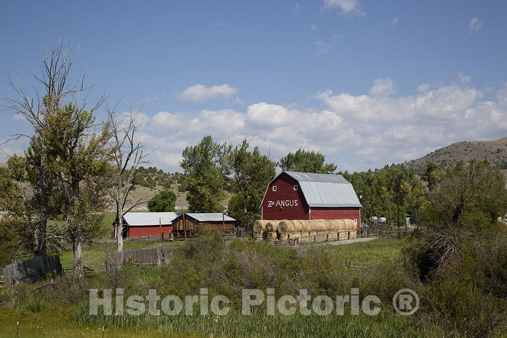 Montana Photo - Barn, rural Montana