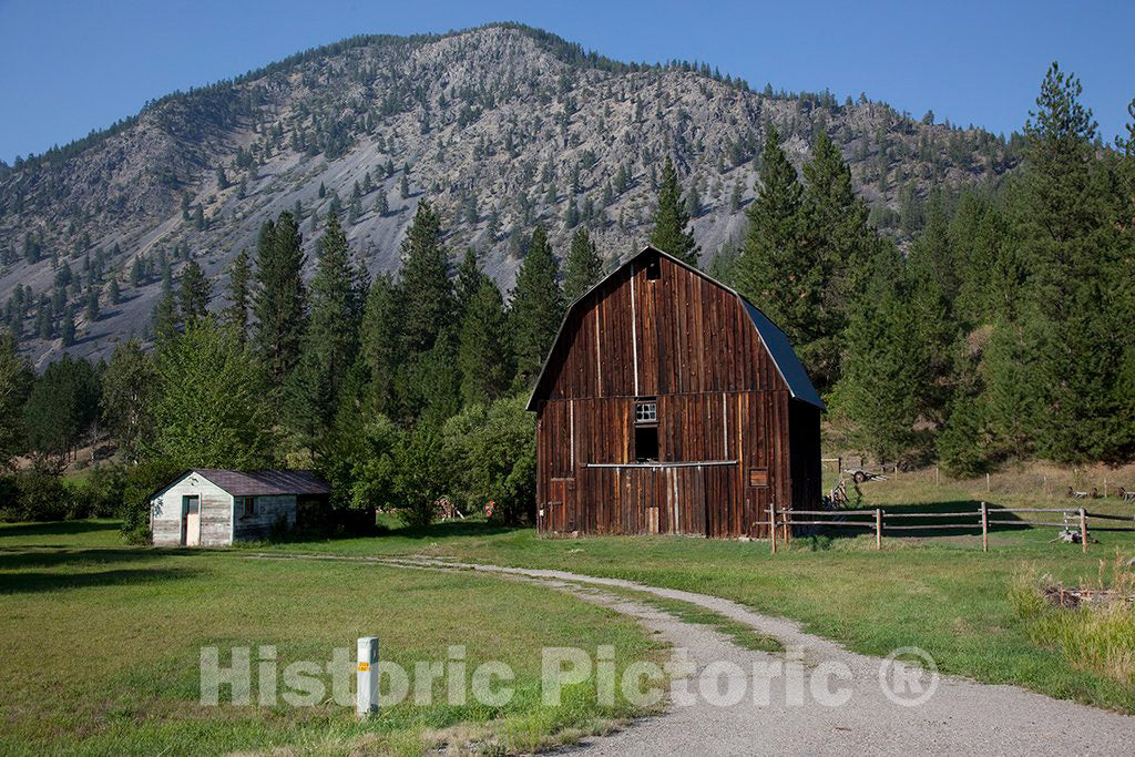 Photo - Barn, Rural Montana- Fine Art Photo Reporduction