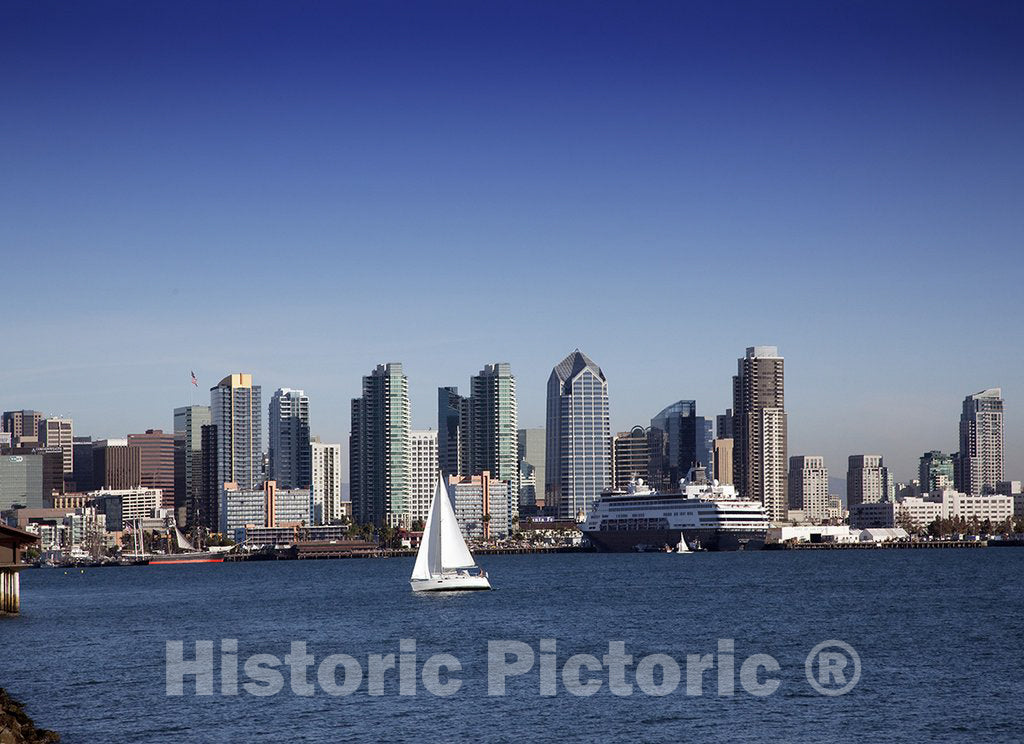 San Diego, CA Photo - Skyline of San Diego, California