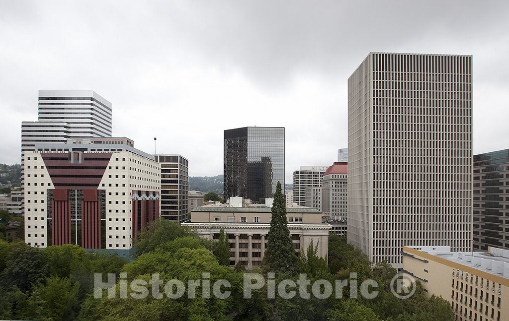 Portland, OR Photo - Downtown View, Portland, Oregon