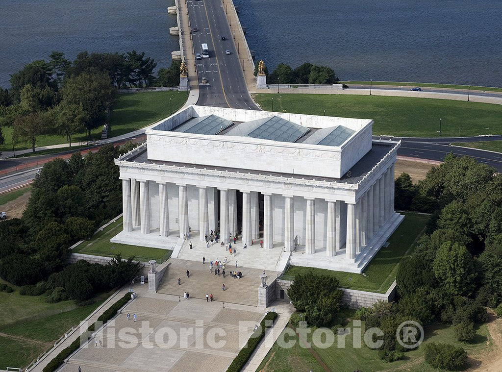 Washington, D.C. Photo - Aerial View of The Lincoln Memorial, Washington, D.C.