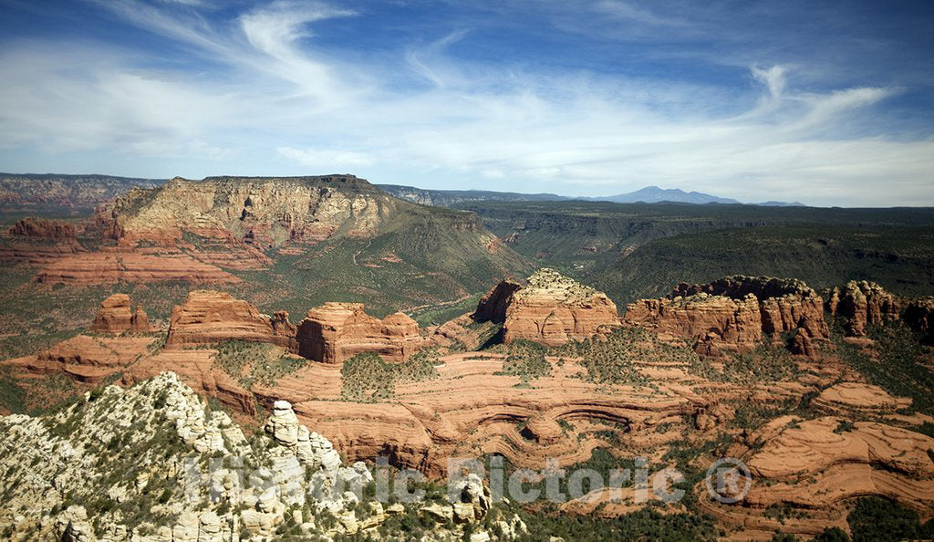 Sedona, AZ Photo - Aerial View from helicoptor, Sedona, Arizona