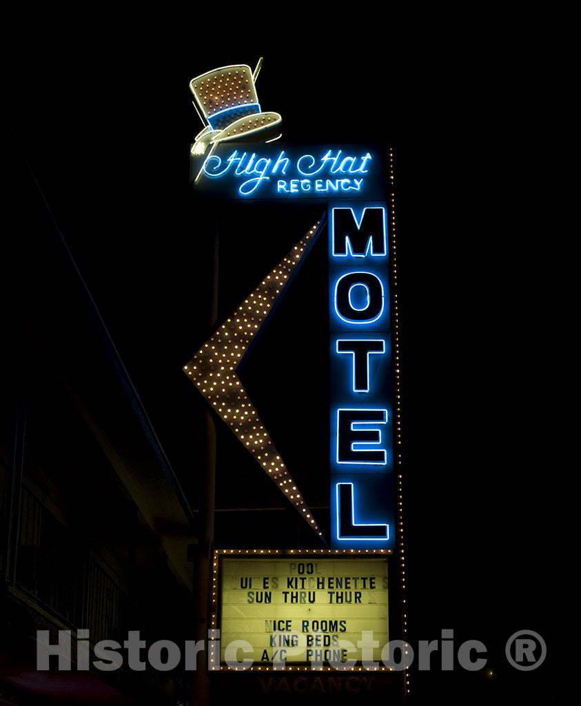 Las Vegas, NV Photo - High Hat Historic Motel, Las Vegas, Nevada