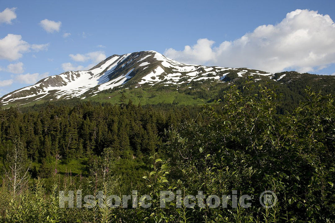 Chugach Mountains, AK Photo - Scenic View from The Seward Highway-