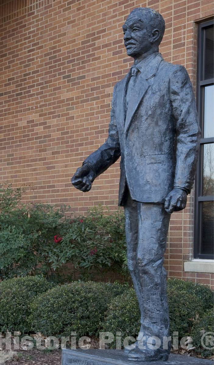 Photo - Statue of Fred Shuttlesworth, Former Civil Rights Activist, Birmingham, Alabama- Fine Art Photo Reporduction