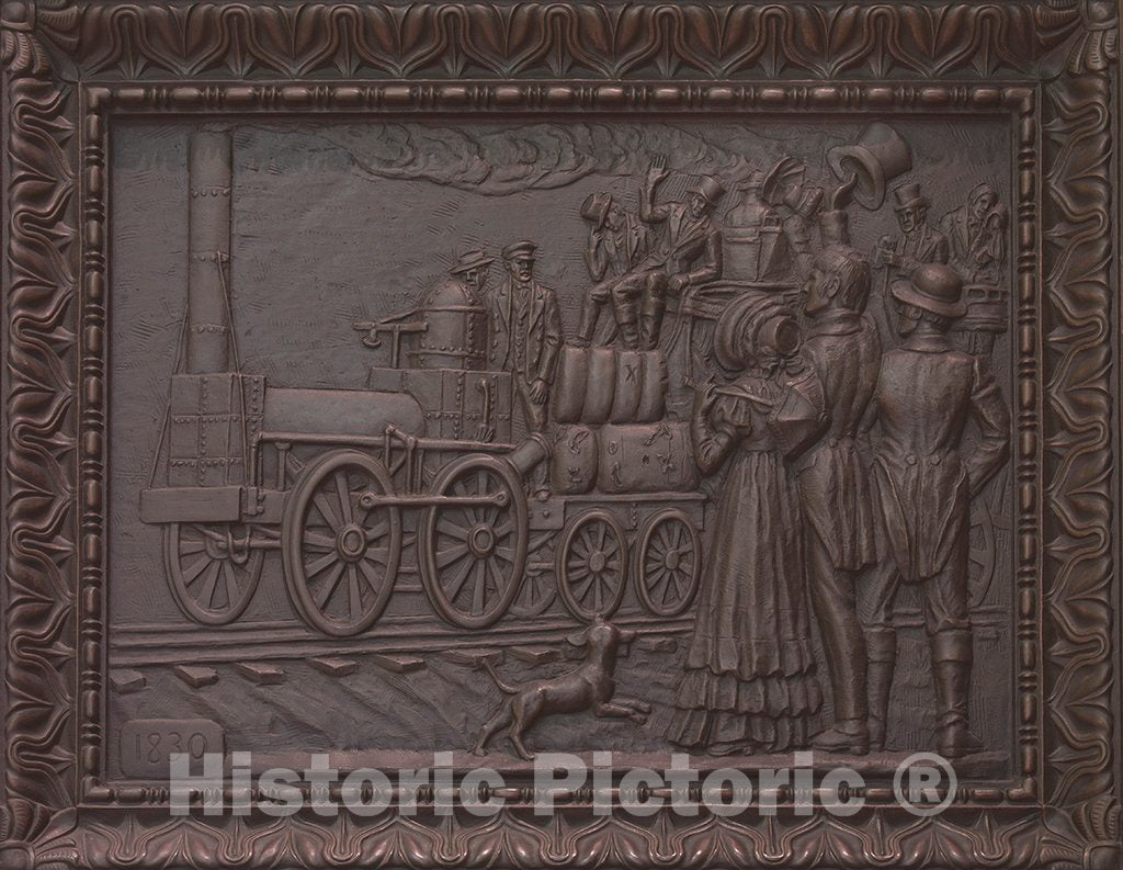 Photo - Scenes from Alabama on Bronze Doors at Alabama Department of Archives and History, Montgomery, Alabama- Fine Art Photo Reporduction