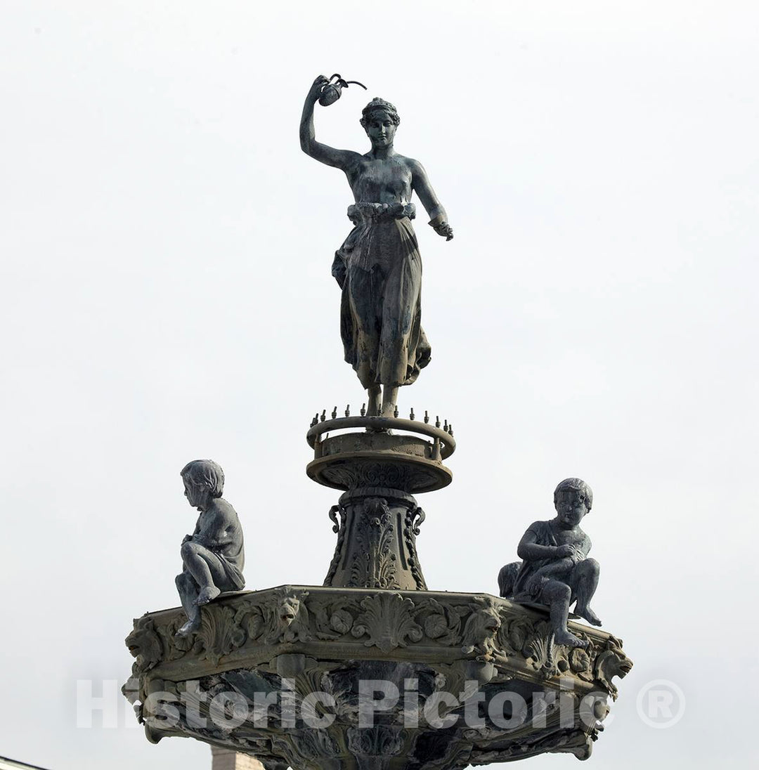 Photo - Court Square Fountain, Montgomery, Alabama- Fine Art Photo Reporduction