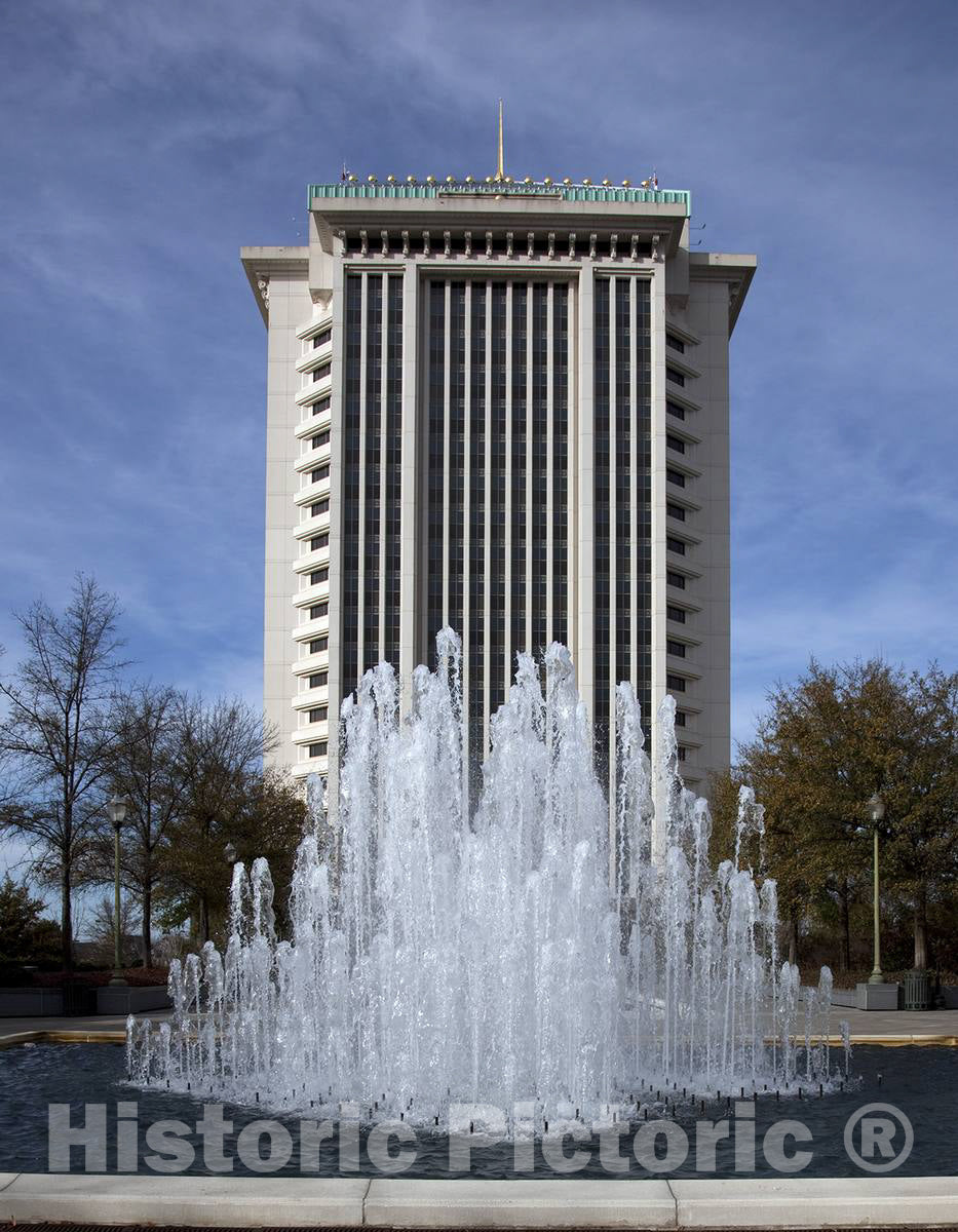 Photo - Many modern buildings are being built in Montgomery, Alabama- Fine Art Photo Reporduction